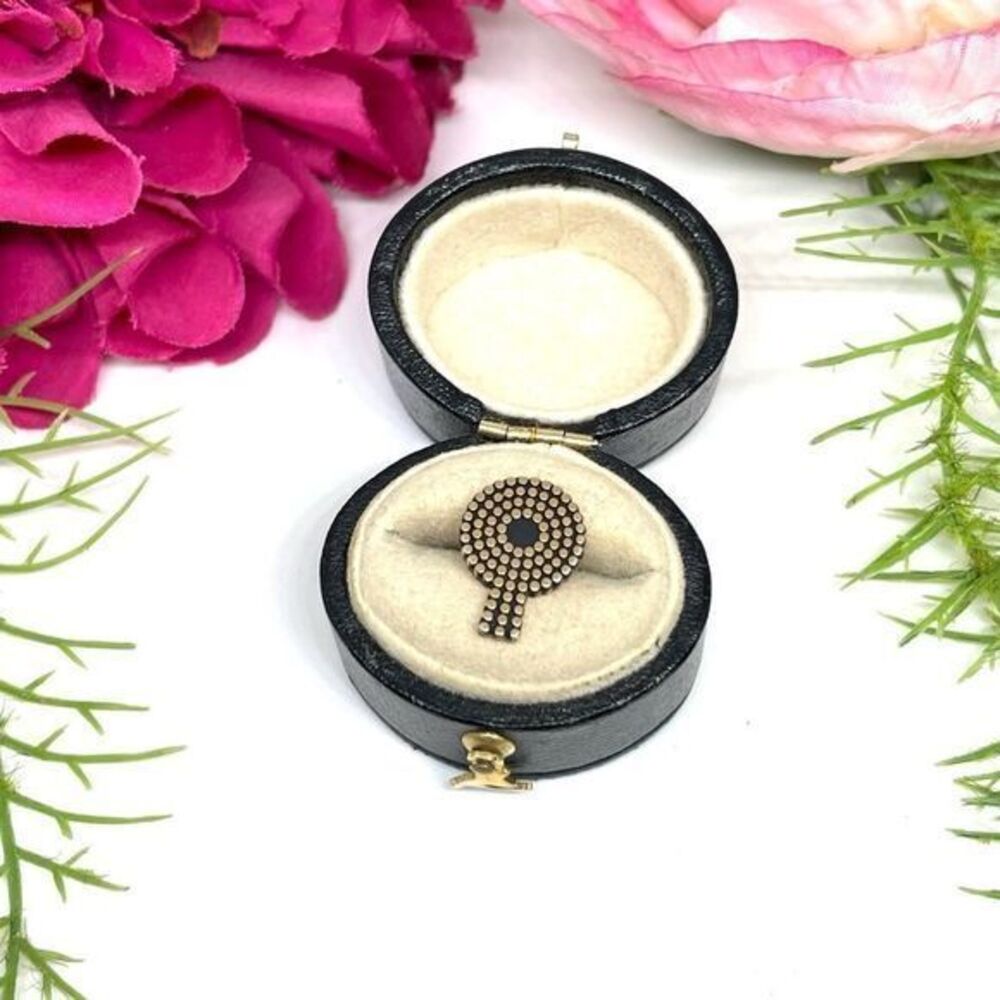 VINTAGE⚜️Geometric Golden Little Tack Pin